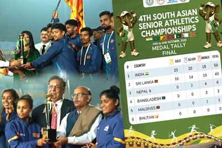 දකුණු ආසියානු මලල ක්‍රීඩා ශූරතාවලියේ අනුශූරතාව ශ්‍රී ලංකාවට