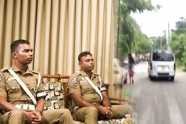 පොලිස් අණ නොතැකූ වෑන් රිය හඹා ගිය පොලිස් මෙහෙයුම