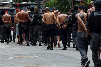බ්‍රසීලයේ අපරාධකරුවන් සෙවූ මාරාන්තික මෙහෙයුම