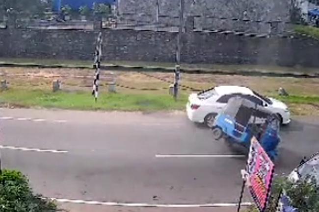 ජීවිතයක් අහිමි කළ මාරක අනතුර - CCTV දර්ශන සහිතයි