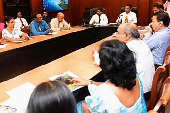 ආයුර්වේද වෛද්‍ය පීඨවල පවතින ගැටලු පිළිබඳ සාකච්ඡාවක්