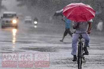 උතුරු සහ නැගෙනහිර පළාත්වලට තව දුරටත් වැසි