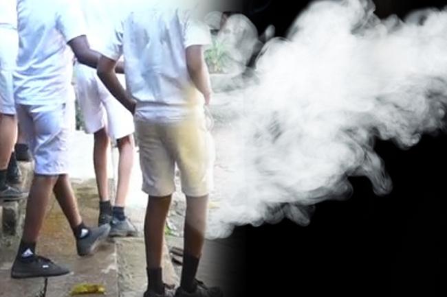 පාසල් ළමුන් අතර දුම්පානය ඉහළට