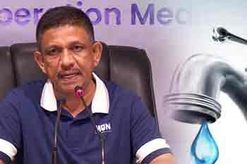 බිඳ වැටී තිබෙන ජල සැපයුම දින තුනක් ඇතුළත යථාවත් කිරීමට පියවර