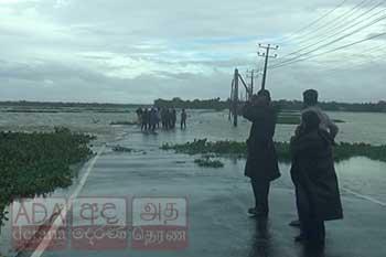 උතුරට නැගෙනහිරට සහ පොළොන්නරුව දිස්ත්‍රික්කයට මි.මී 100ට වැඩි වැසි