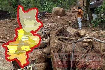 බදුල්ලේ නායයෑම් අවදානමක් - පවුල් 238ක් ආරක්ෂිත ස්ථානවලට