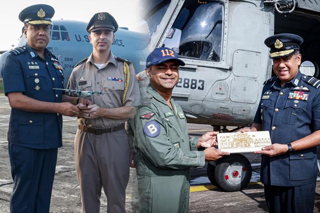 සහායට ආ ගුවන් යානයක් සහ හෙලිකොප්ටර් යානයක් දිවයිනෙන් පිටව යයි