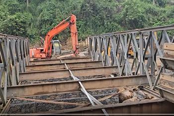 බදුල්ල - ස්ප්‍රිංවැලි මාර්ගයේ බේලි පාලමේ වැඩ අවසන් අදියරේ