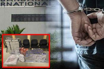 නීතිවිරෝධී දුම්වැටි තොගයක් සමග ව්‍යාපාරිකයෙකු අත්අඩංගුවට