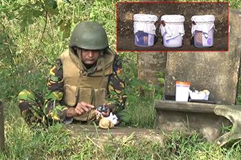 අනුරාධපුරයේ නිවසක බෝම්බ තුනක්