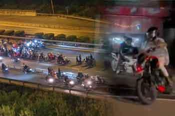 ප්‍රධාන මාර්ගවල රේස් පදින තරුණයින්ට වැඩ වරදියි
