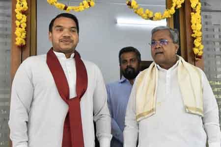 නාමල් හා කර්ණාටක ප්‍රාන්ත ප්‍රධාන ඇමති අතර හමුවක්