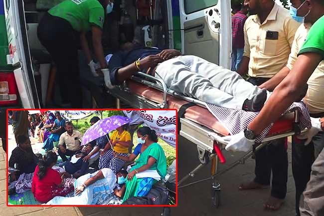 පාසල් සංවර්ධන නිලධාරින් පස්වන දිනටත් මාරාන්තික උපවාසයේ - තවත් අයෙක් රෝහල්ගත කෙරේ