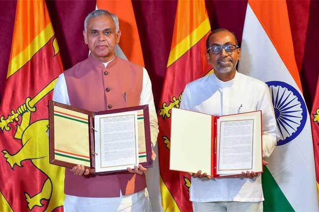 ශ්‍රී සර්වඥ ධාතුන් වහන්සේ මෙරට වන්දනාවට අදාළව හුවමාරු කරගත් අවබෝධතා ගිවිසුම