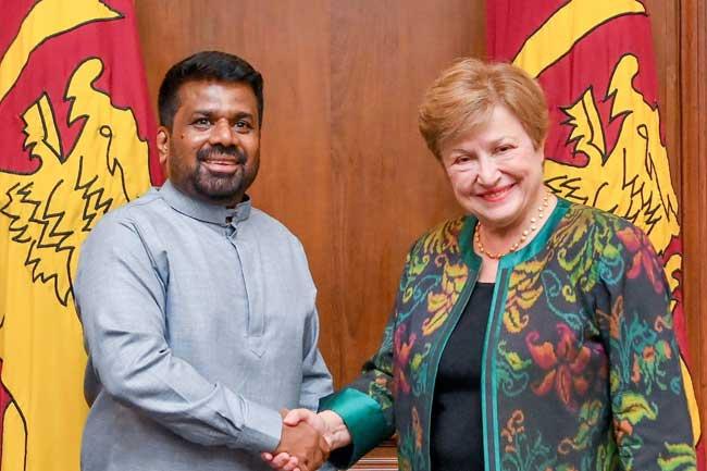 IMF ප්‍රධානියා ජනපති හමුවෙයි