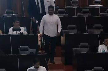 ජනපති පාර්ලිමේන්තුවට