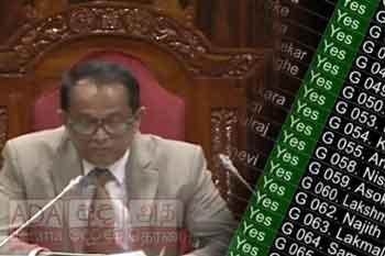 මහජන හදිසි තත්ත්වයක් ප්‍රකාශයට පත් කිරීමේ යෝජනාව වැඩි ඡන්දයෙන් සම්මත වෙයි