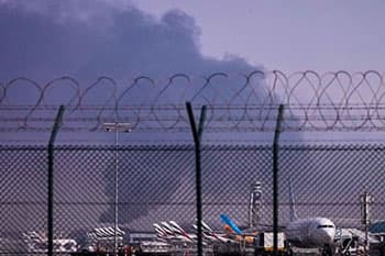 UAE ගුවන් කලාපය තාවකාලිකව වසා දමයි