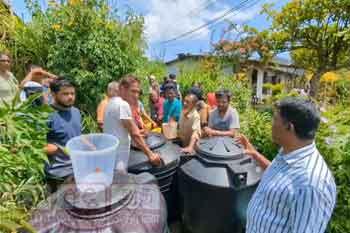 පානීය ජලය බෙදා හැරීම