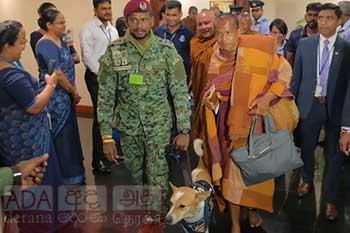සාමයේ පාගමන නිම කරමින් හිමිවරු ඇතුළු පිරිස දිවයිනෙන් පිටව යති