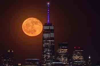 අද දිස්වූ පූර්ණ චන්ද්‍රයා Flower Moon ලෙස නම් කරයි