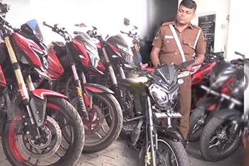 යතුරුපැදි සංදර්ශන පැවැත් වූ තරුණයින් 22ක් අත්අඩංගුවට