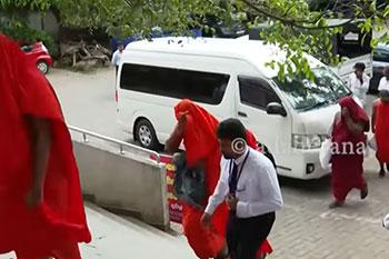 මත්ද්‍රව්‍ය සමග අත්අඩංගුවට ගත් චීවරධාරීන් පිරිස රිමාන්ඩ්