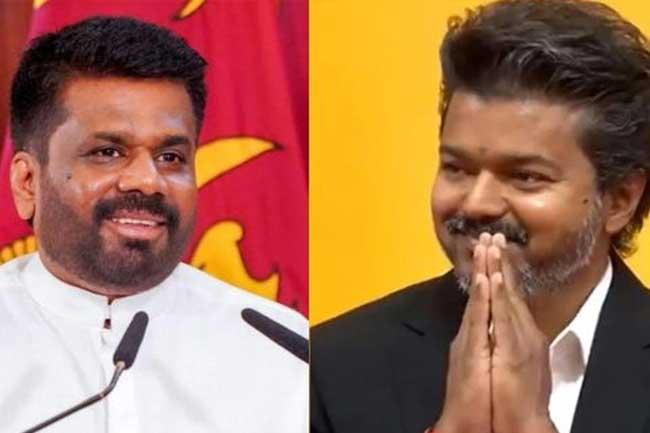 තමිල්නාඩු නව මහ ඇමති විජේගෙන් ජනපති අනුරට තුති