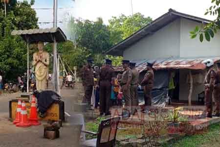 පිළිරුවක් මත හිසක් තැබීමේ අමානුෂික අපරාධයේ සුලමුල හෙළිවෙයි