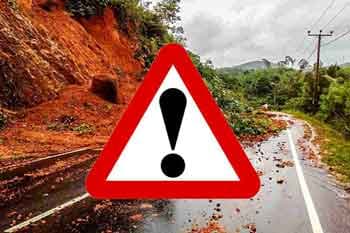 නායයාමේ අනතුරු ඇඟවීම් තවදුරටත් දීර්ඝ කෙරේ