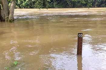 ගංගා ආශ්‍රිත ප්‍රදේශවලට ලැබෙන වැසි තත්ත්වයේ අඩුවීමක්