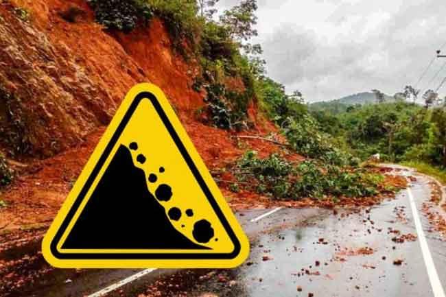 නායයෑම් අනතුරු ඇඟවීම් යාවත්කාලීන කෙරේ