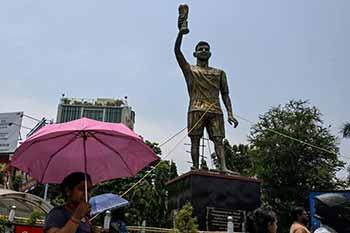 ඉන්දියාවේ ඉදිකර ඇති මෙසීගේ යෝධ ප්‍රතිමාව ඉවත් කිරීමට පියවර