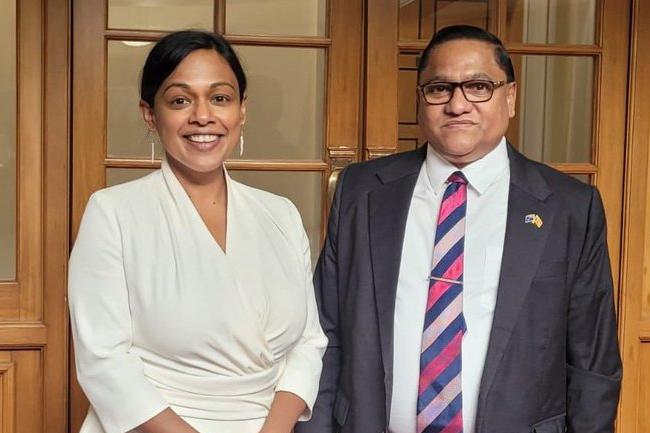 ඇමති විජිත, නවසීලන්ත විපක්ෂ විදේශ කටයුතු ප්‍රකාශිකාව හමුවෙයි