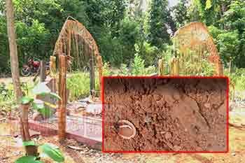 මහ දවල් සොහොනක බලි පූජා කළ කාන්තාවන් දෙදෙනෙකු අත්අඩංගුවට