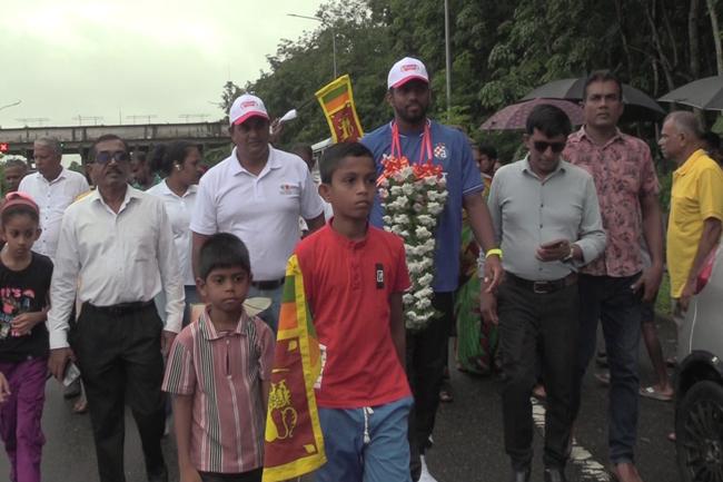 රුමේෂ් තරංගට බණ්ඩාරගම ප්‍රාදේශීය සභාවෙන් ඉහළ පිළිගැනීමක්