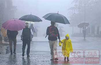 වැසි තත්ත්වයේ වැඩිවීමක්