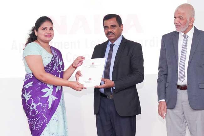 NAITA ආයතනයට නව පත්වීම් 123ක්