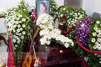 මරියසෙල් ගුණතිලකගේ අවසන් කටයුතු සිදුකෙරේ