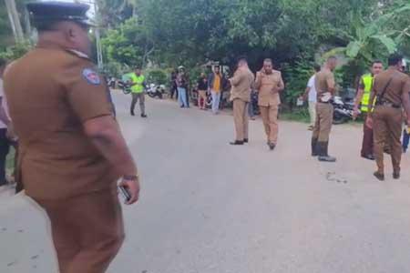 පොලිස් නිලධාරියෙකුට වෙඩිතැබූ සැකකරු හිටපු සිවිල් ආරක්ෂක භටයෙක්