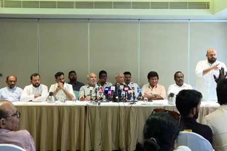 පක්ෂ 6ක එකතුව විපක්ෂය බෙදීයෑමේ පෙරනිමිත්තක්ද ?