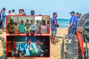නීතිවිරෝධී ධීවර කටයුතුවල නිරත වූ 28දෙනෙකු නාවික හමුදා භාරයට