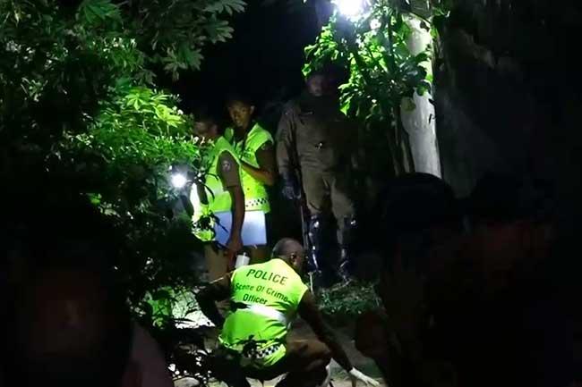 නවගමුවේ වෙඩිතැබීමෙන් තුවාල ලැබූ පුද්ගලයා මරුට