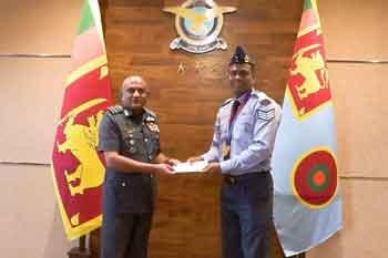 රුමේෂ් තරංගට ගුවන් හමුදාවෙන් උසස්වීමක්