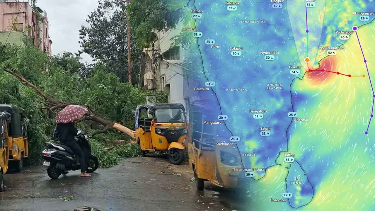'ඔර්නබ්' සුළි කුණාටුවෙන් ඉන්දියාවේ 5ක් මරුට