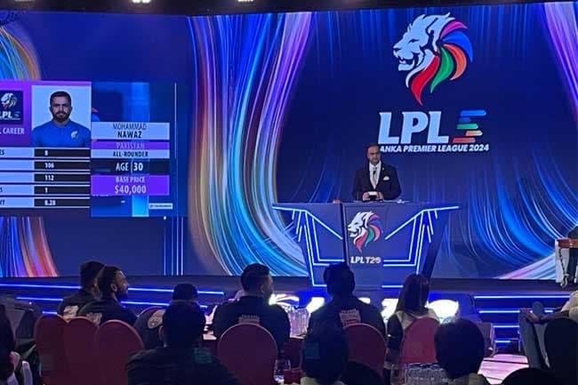 2024 LPL ක්රීඩක වෙන්දේසිය (සජීව විකාශය)