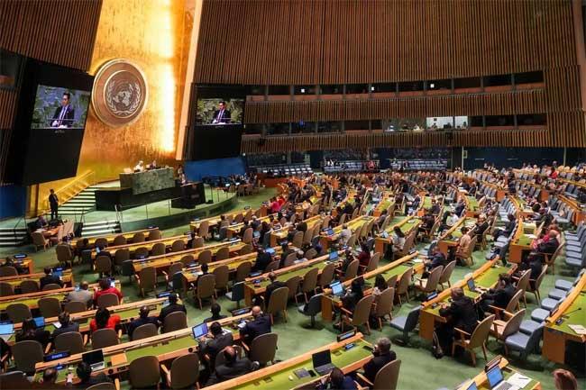 ඊශ්රායලයට එරෙහිව එජා මහ මණ්ඩලයේ දී සම්මත වූ යෝජනාව