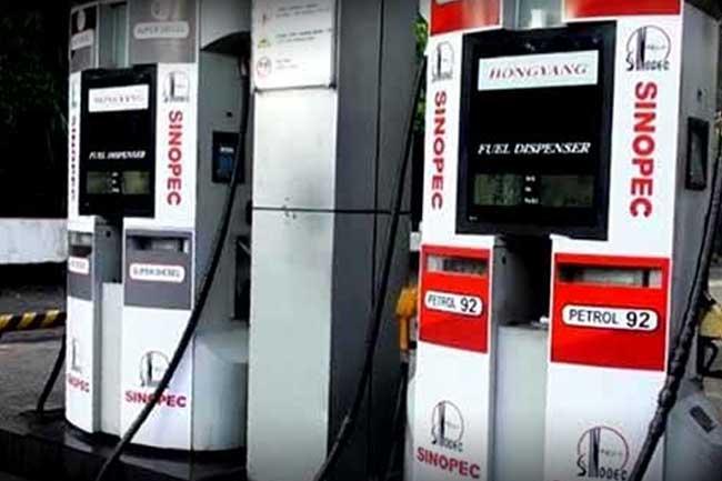 සයිනොපෙක් ඉන්ධන මිලට වෙන දේ