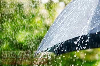 ප්රදේශ කිහිපයකට වැසි