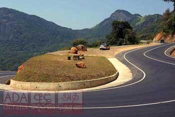 මහනුවර - මහියංගනය මාර්ගය යළි විවෘත කෙරේ